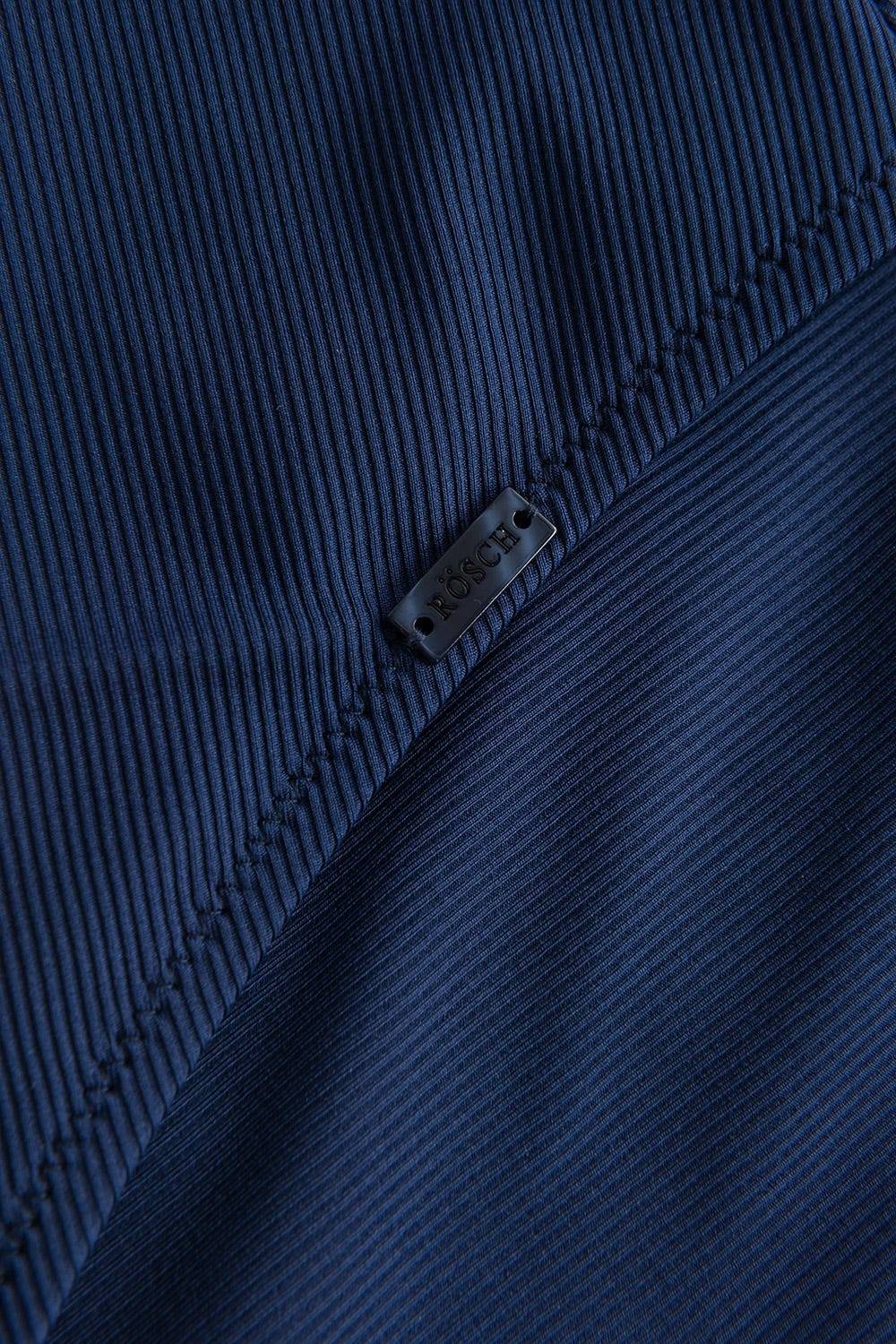 Rösch Bandeau Badeanzug Mit Gestreifter Blende Ripp Recyceltes Polyester/Elasthan