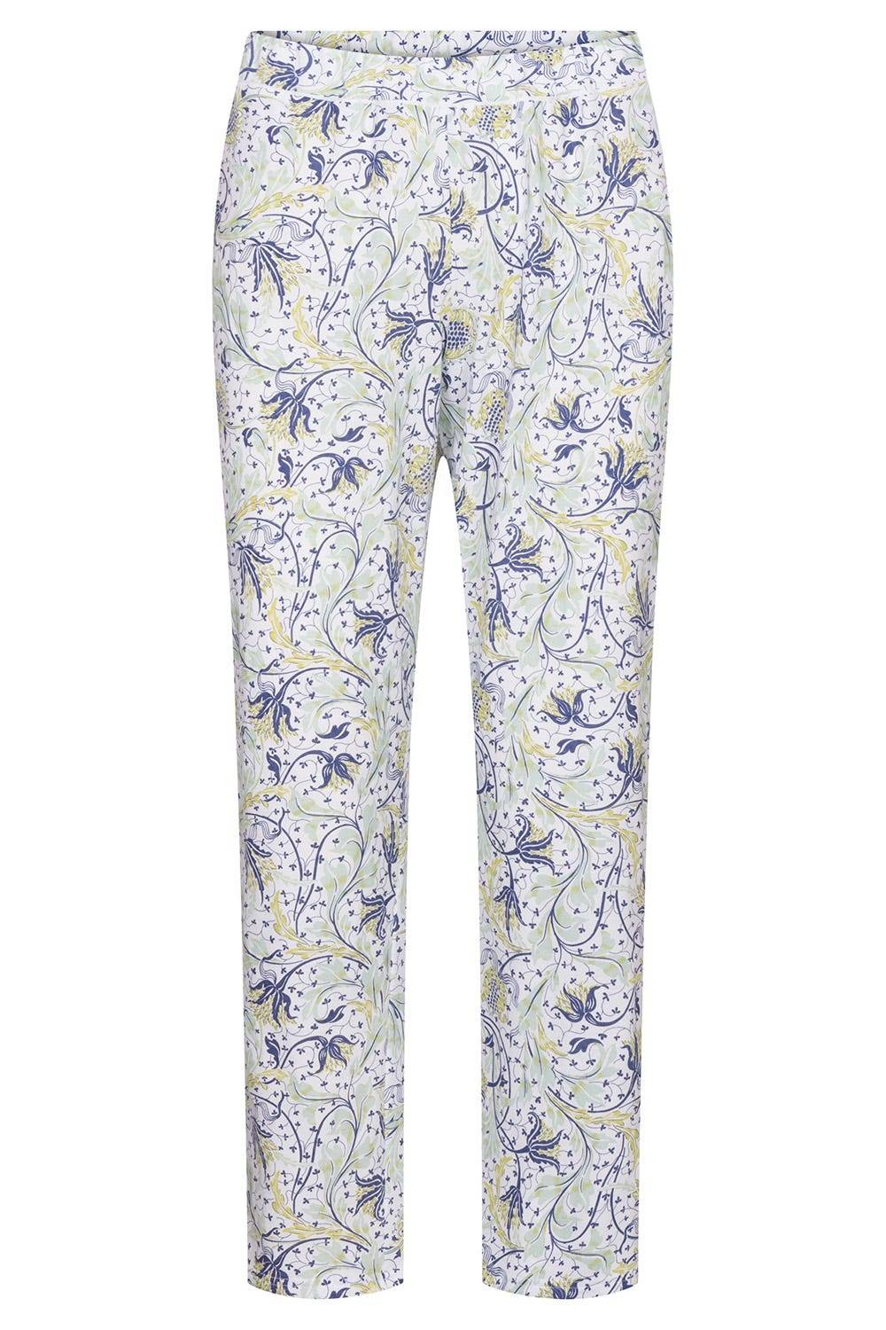 Rösch Basic 7/8-Pyjamahose Im Floralen Ornament-Print Mix &amp; Match 1884809