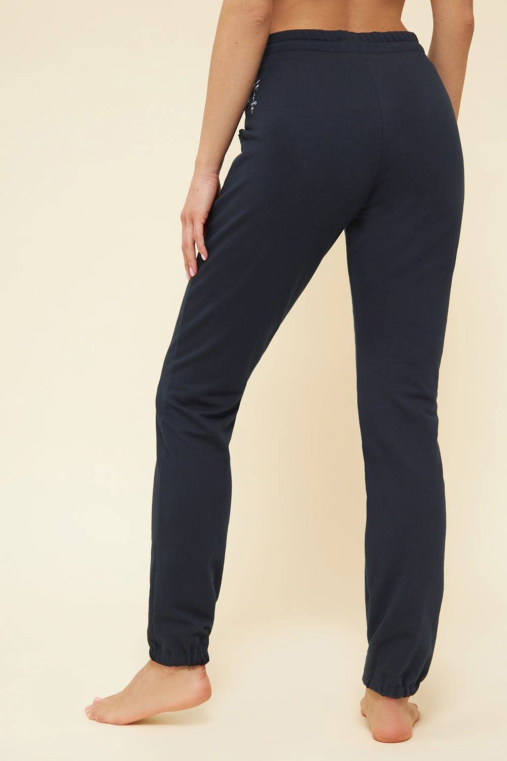 Rösch Basic Sweathose In Uni Bündchen Jogginghose Einfarbig Bio-Baumwolle/Elasthan Thx