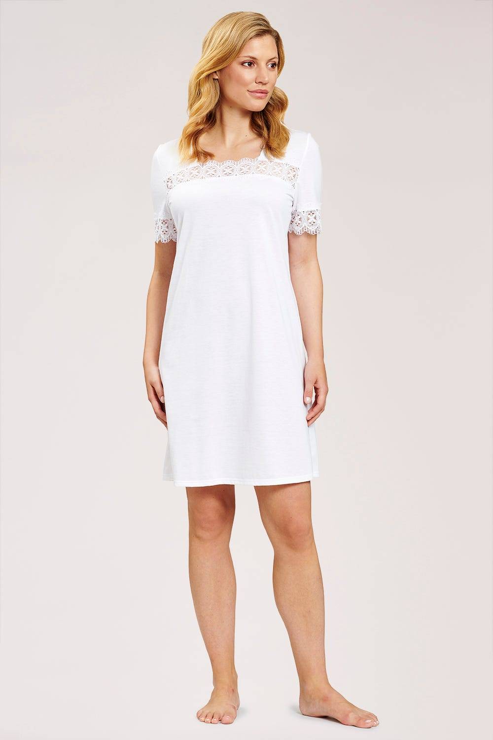 Rösch Bigshirt mit Spitzendetails Romantic Line 1884133