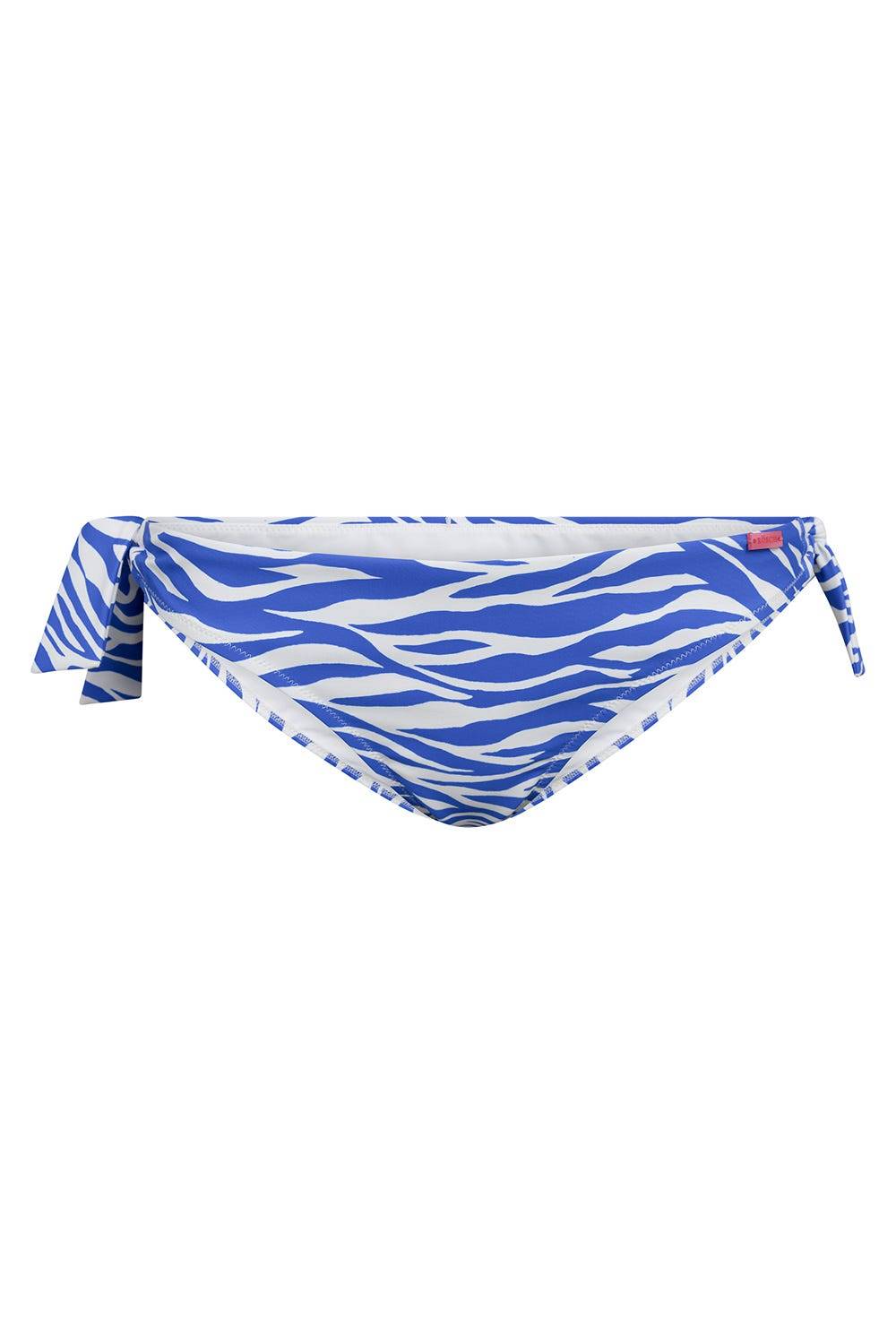 Rösch Bikini-Hose Im Modernen Zebradruck Blau-Weiß Zum Binden