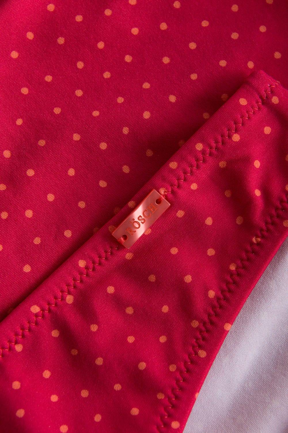 Rösch Bikini-Hose Im Pinken Mini-Tupfen-Druck Recyceltes Polyamid/Elasthan