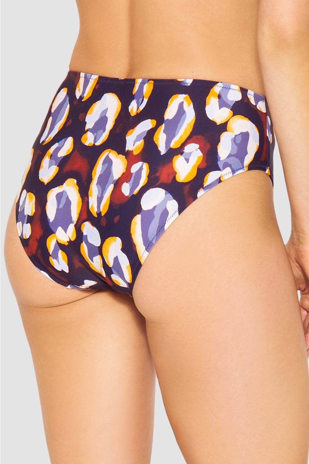 Rösch Bikini-Hose Im Tupfendruck Modern Leo Hoher Taillenausschnitt