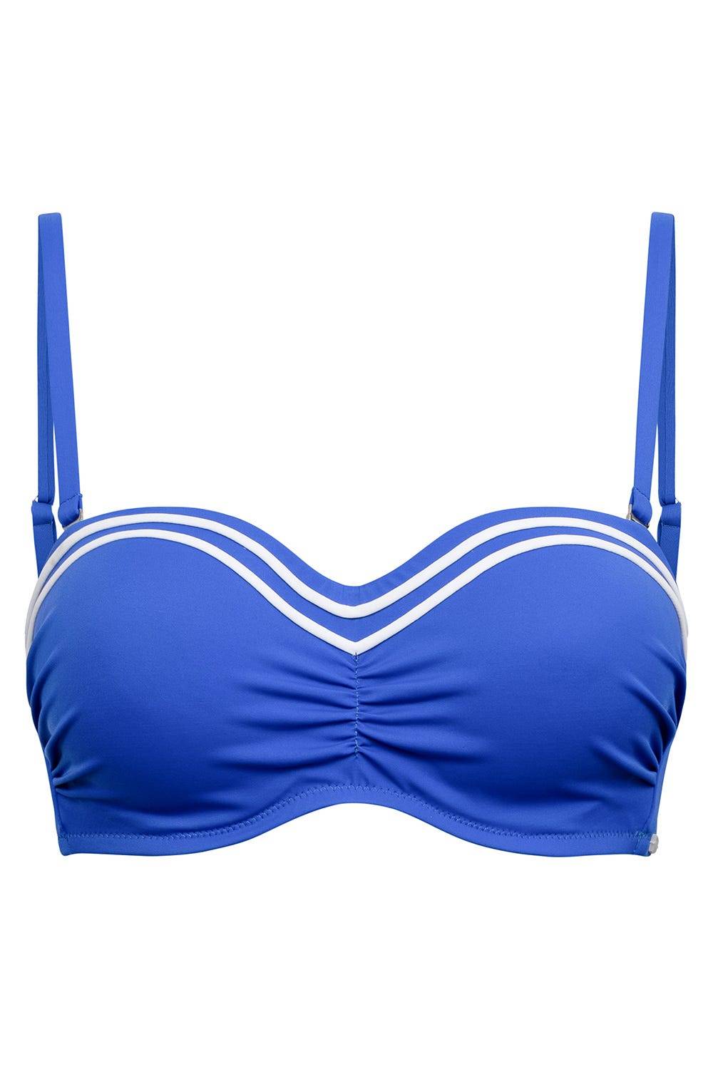 Rösch Bikini-Oberteil Mit Streifendetails Neon-Blau