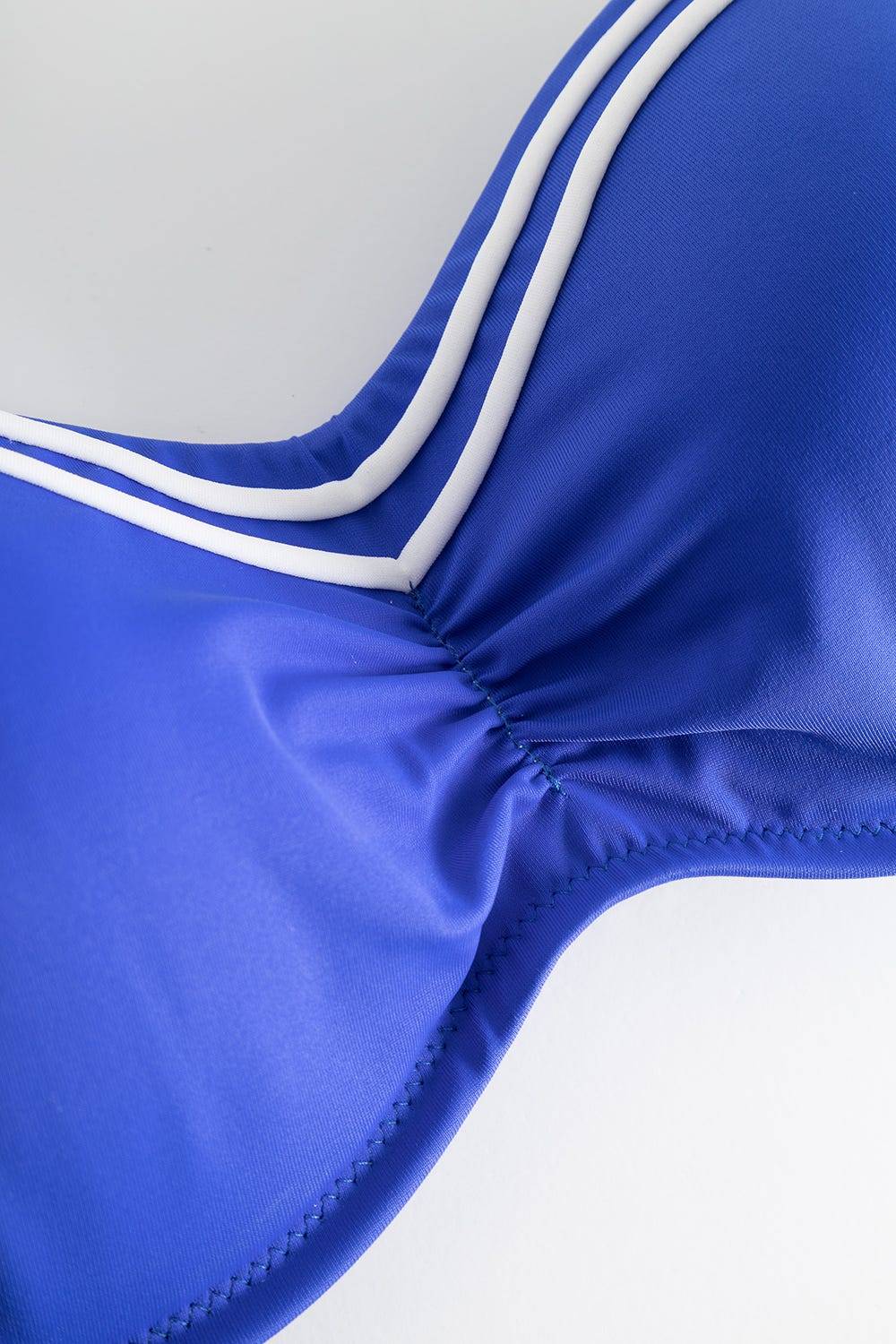 Rösch Bikini-Oberteil Mit Streifendetails Neon-Blau