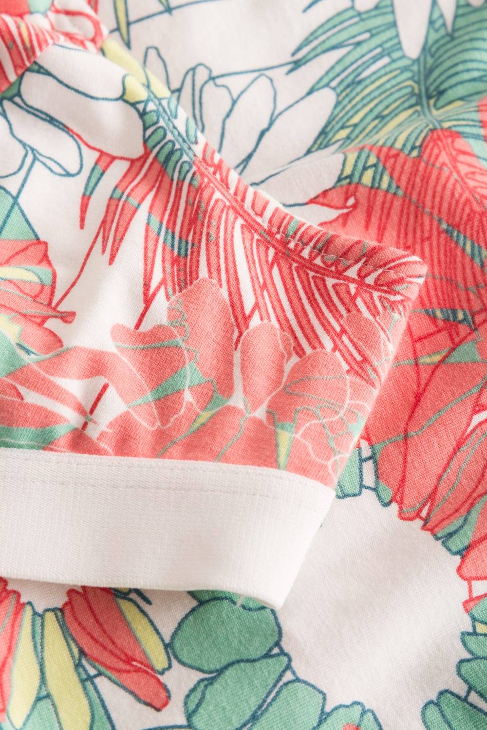 Rösch Bustier Im Sommerlichen Blütendruck Streifen Sport Bralette Baumwolle/Elasthan