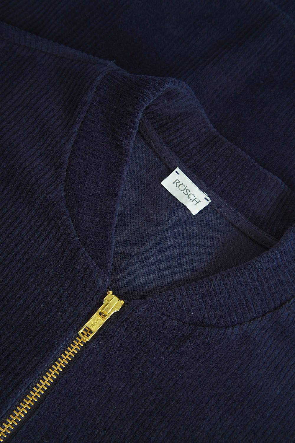 Rösch Hausanzug In Nachtblau Aus Cord Baumwolle/Polyester