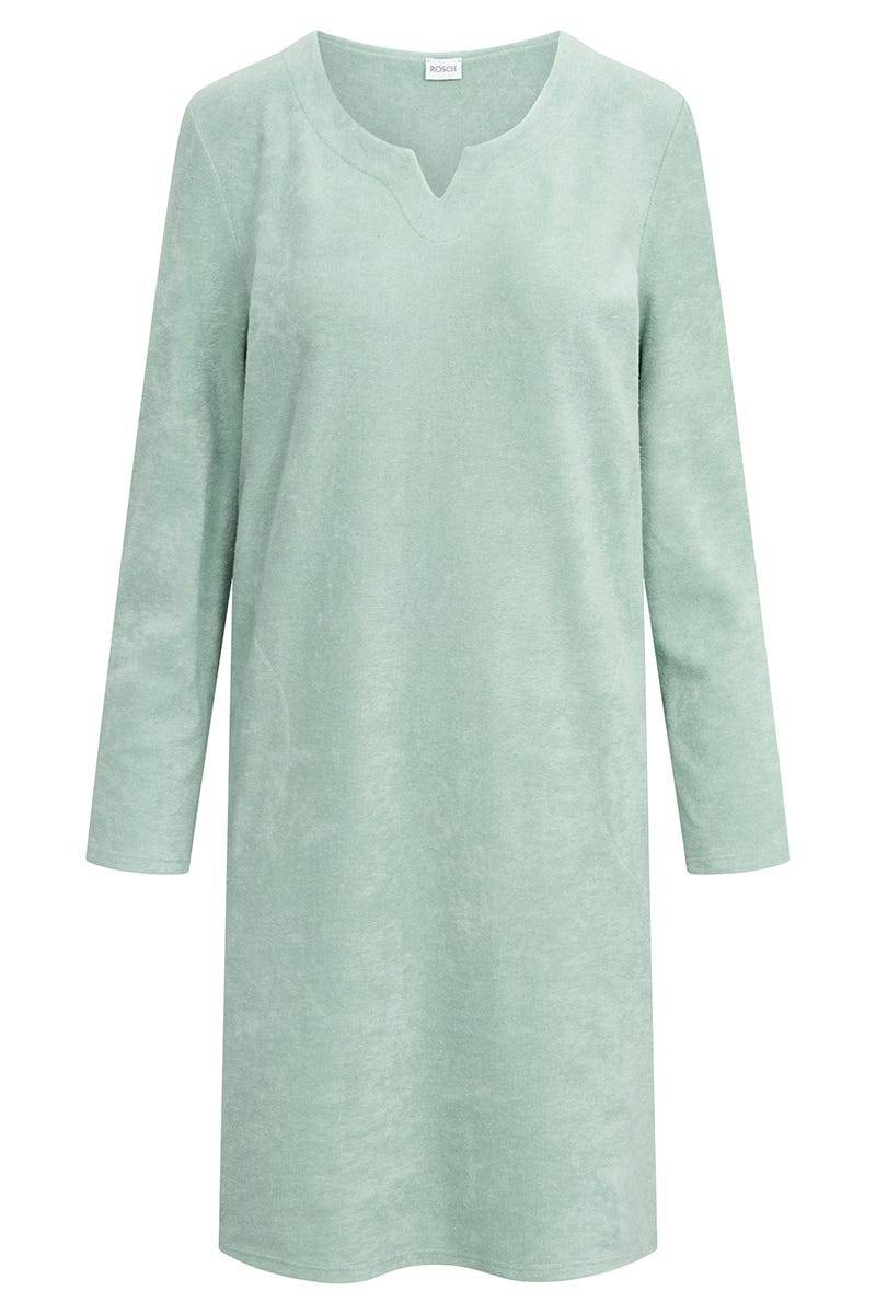 Rösch Hauskleid Aus Frottee In Mintgrün Baumwolle/Polyester