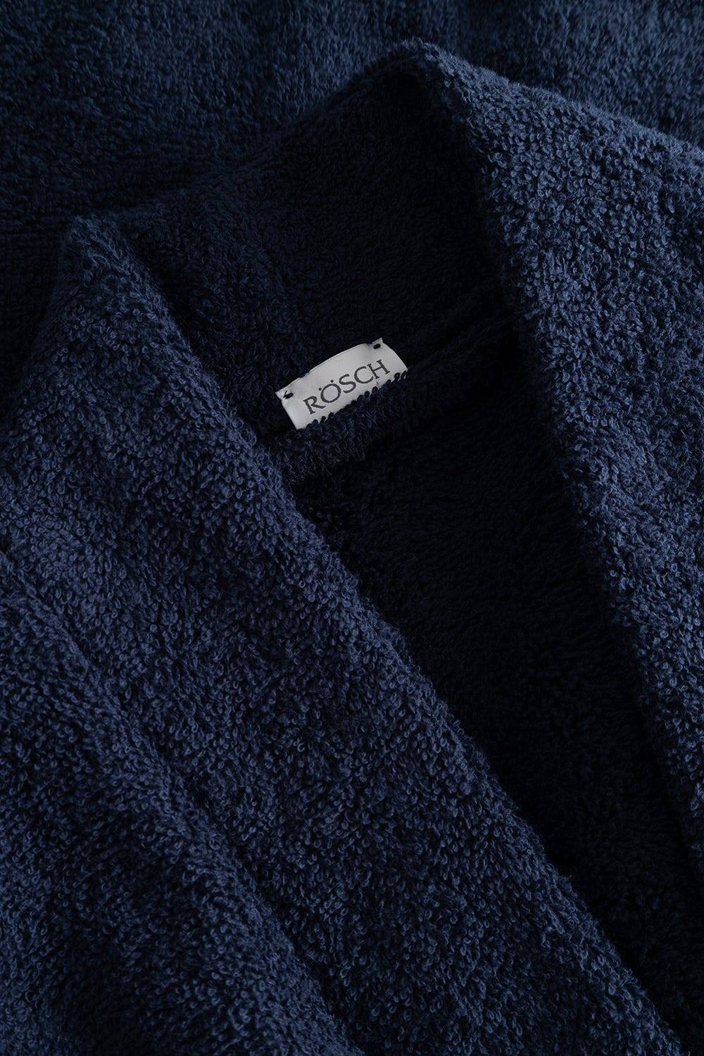 Rösch Herren Bademantel Aus Frottee Midi Baumwolle/Polyester