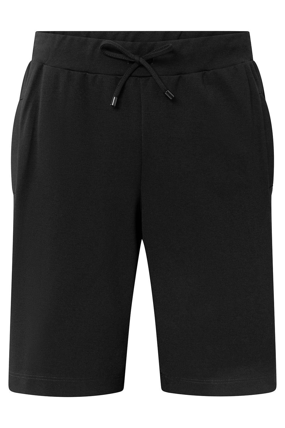 Rösch Herren Loungehose Kurz Mit Biese Jogginghose Lässig Materialmix
