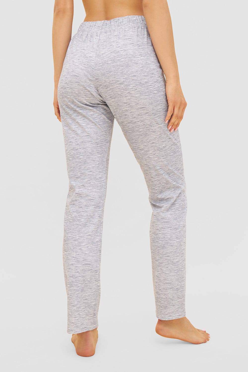 Rösch Hose In Blauer Melange-Optik Taschen Mix &amp; Match Bio-Baumwolle/Elasthan