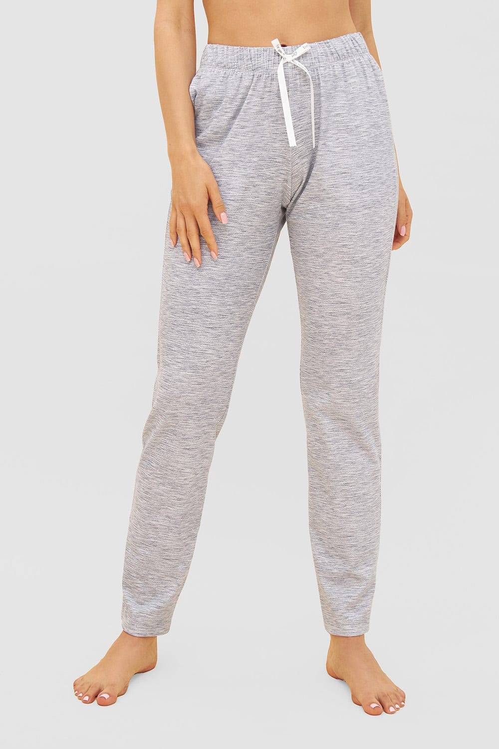 Rösch Hose in blauer Melange-Optik Taschen Mix &amp; Match Bio-Baumwolle/Elasthan