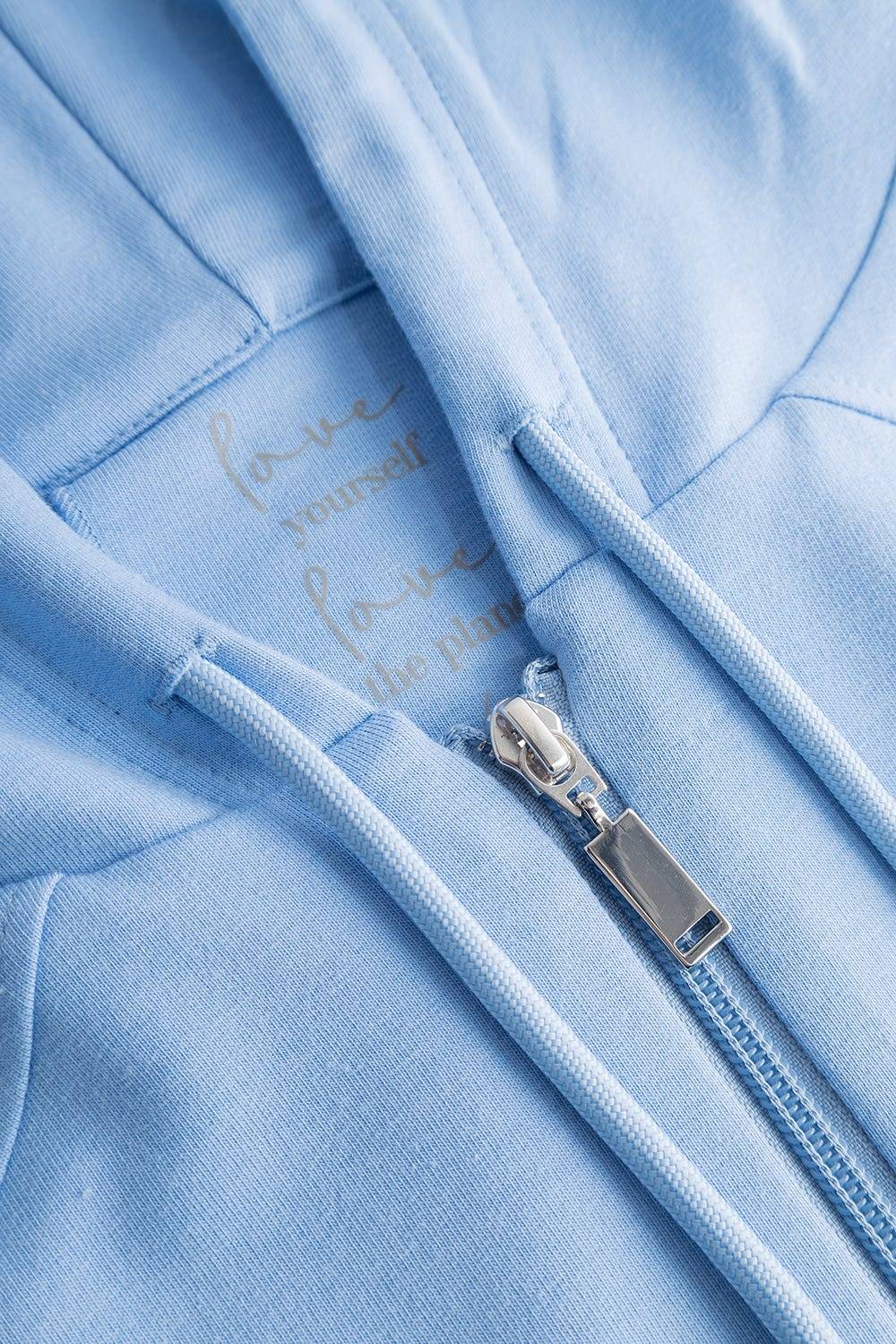 Rösch Jacke Mit Kapuze Und Reißverschluss Sweat Taschen Baumwolle/Elasthan