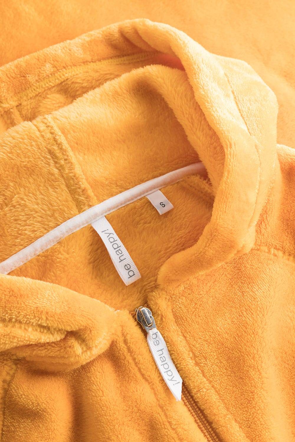 Rösch Mantel Aus Flausch Reißverschluss 100% Polyester