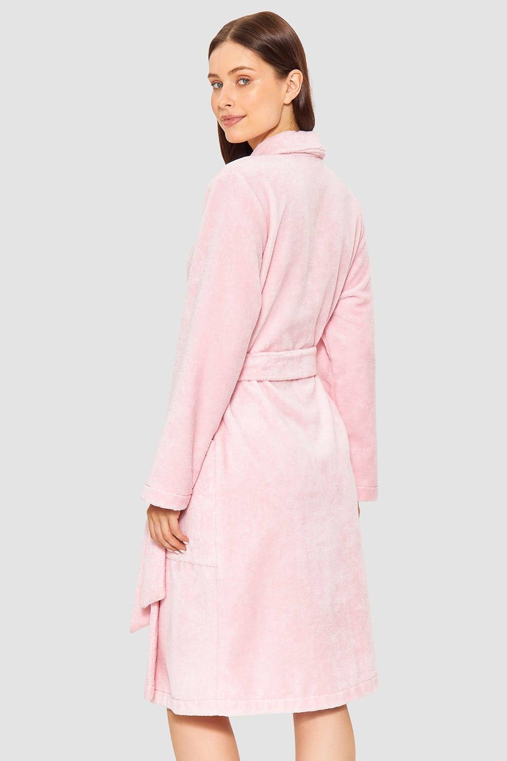 Rösch Morgenmantel Aus Flausch Kuschelig Materialmix