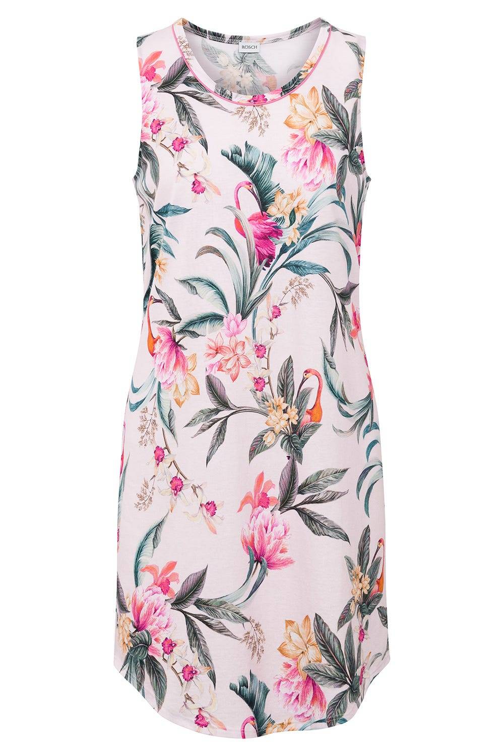 Rösch Nachthemd ärmellos Im Sommerlichen Blumendruck Exotisch Baumwolle/Modal