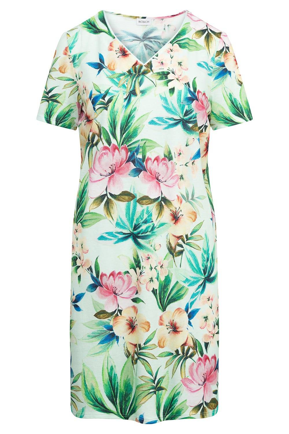 Rösch Nachthemd Im Exotischen Blumendruck Baumwolle/Modal