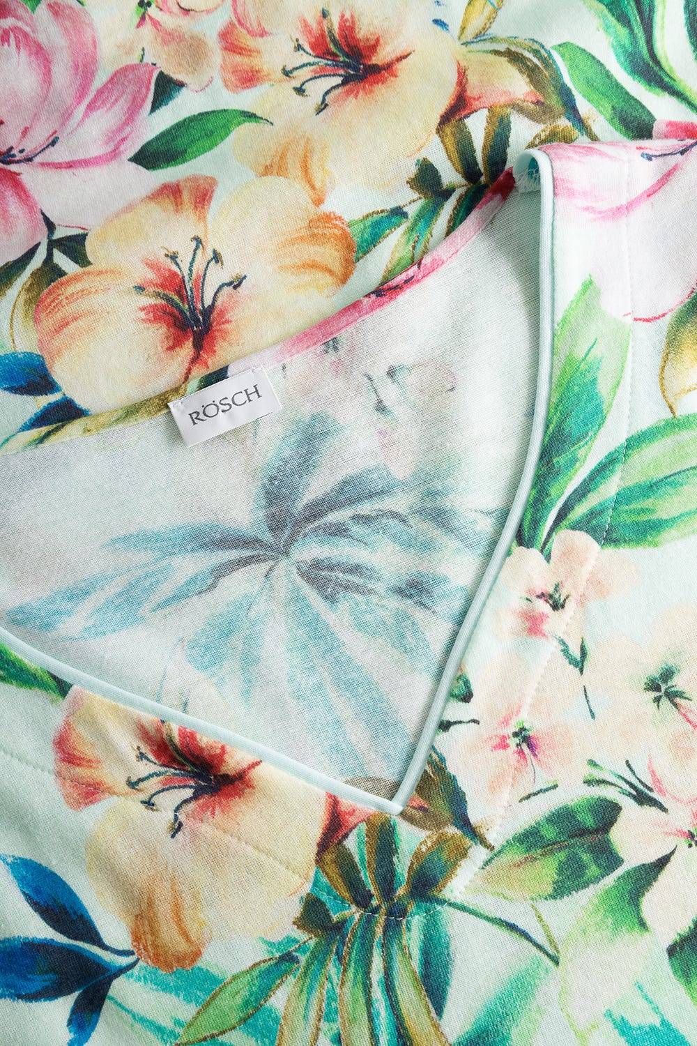 Rösch Nachthemd Im Exotischen Blumendruck Baumwolle/Modal