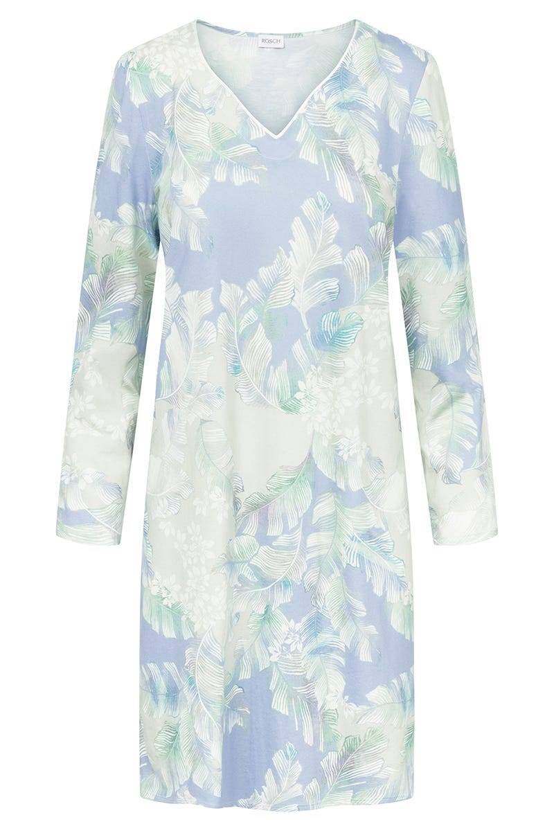 Rösch Nachthemd Im Federdruck Art-Style Baumwolle/Modal