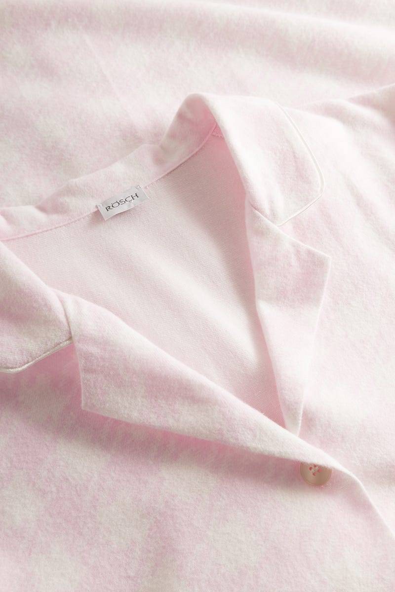 Rösch Nachthemd Im Karo-Druck Aus Flanell 100% Baumwolle