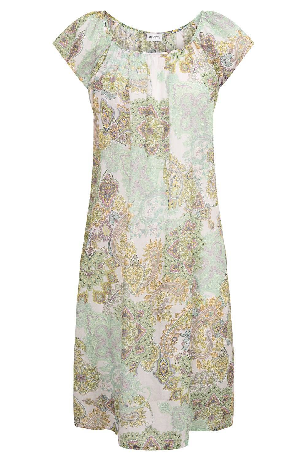 Rösch Nachthemd Im Paisley-Druck Voile 100% Baumwolle