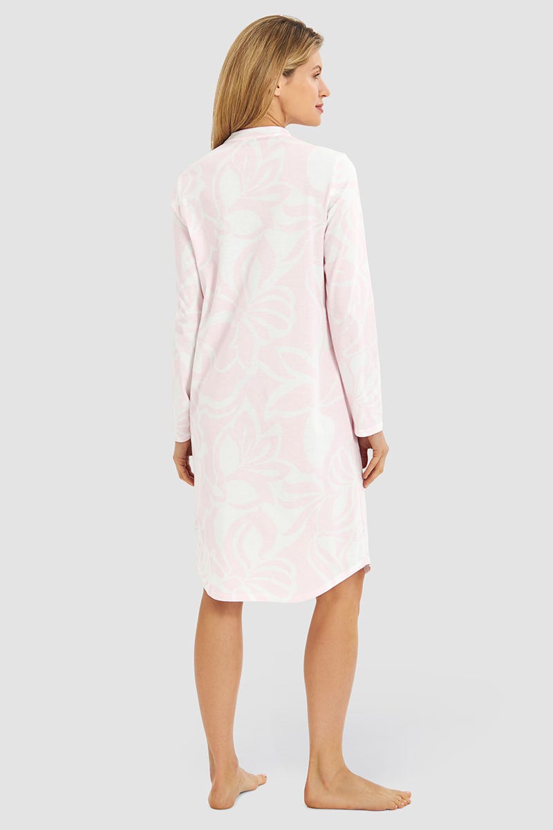 Rösch Nachthemd Im Pastelligen Blumendruck 100% Baumwolle