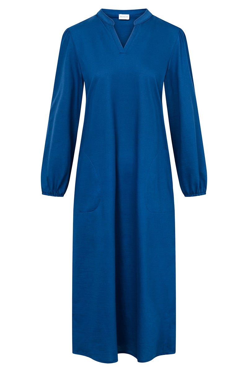Rösch Nachthemd Im Puristischen Stil Maxi-Länge 100% Baumwolle