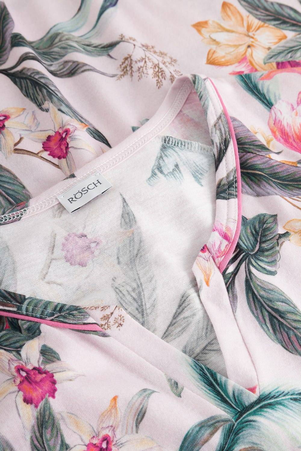 Rösch Nachthemd Im Sommerlichen Blumendruck Exotisch Baumwolle/Modal