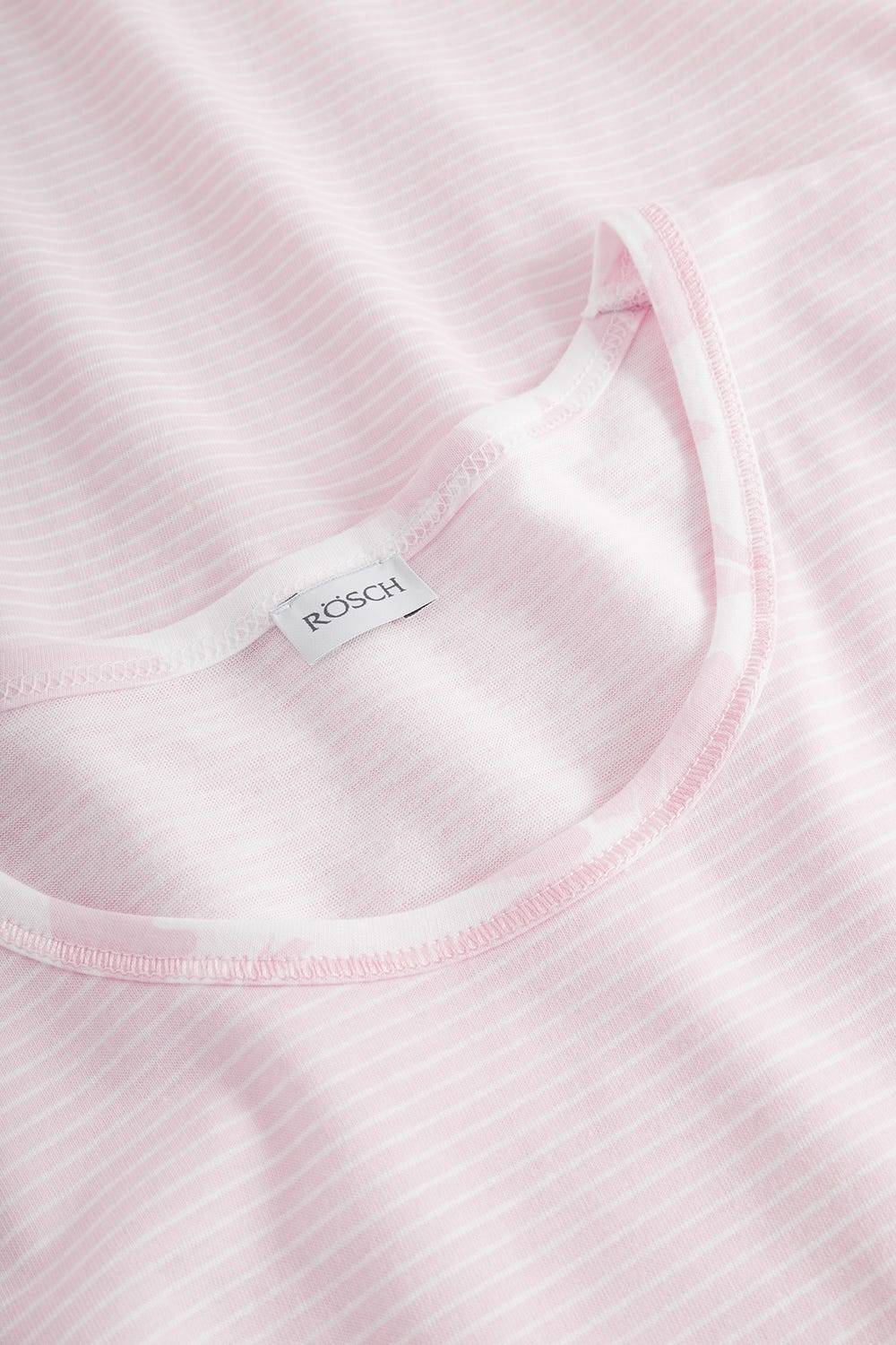 Rösch Nachthemd Im Streifendruck Rosa 100% Baumwolle