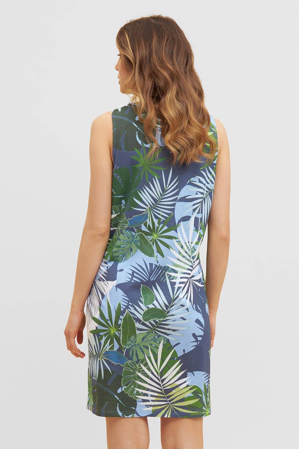 Rösch Nachthemd Im Tropischen Palmen-Druck Taschen Baumwolle/Modal