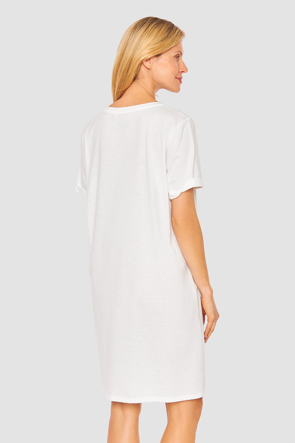 Rösch Nachthemd Mit Motivdruck Robbe Kurzarm 100% Bio-Baumwolle