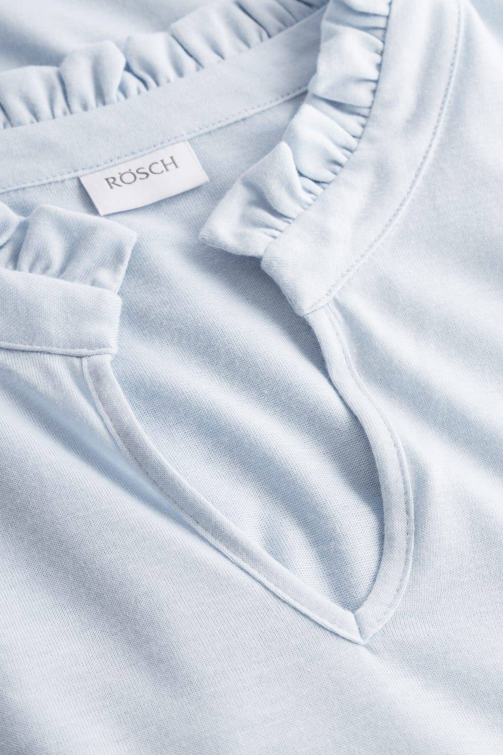 Rösch Nachthemd Mit Rüschen-Stehkragen Baumwolle/Modal