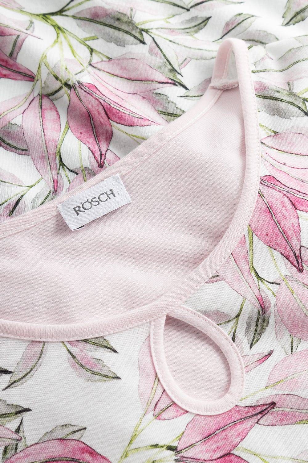 Rösch Nachthemd Mit Tropfenausschnitt 100% Baumwolle