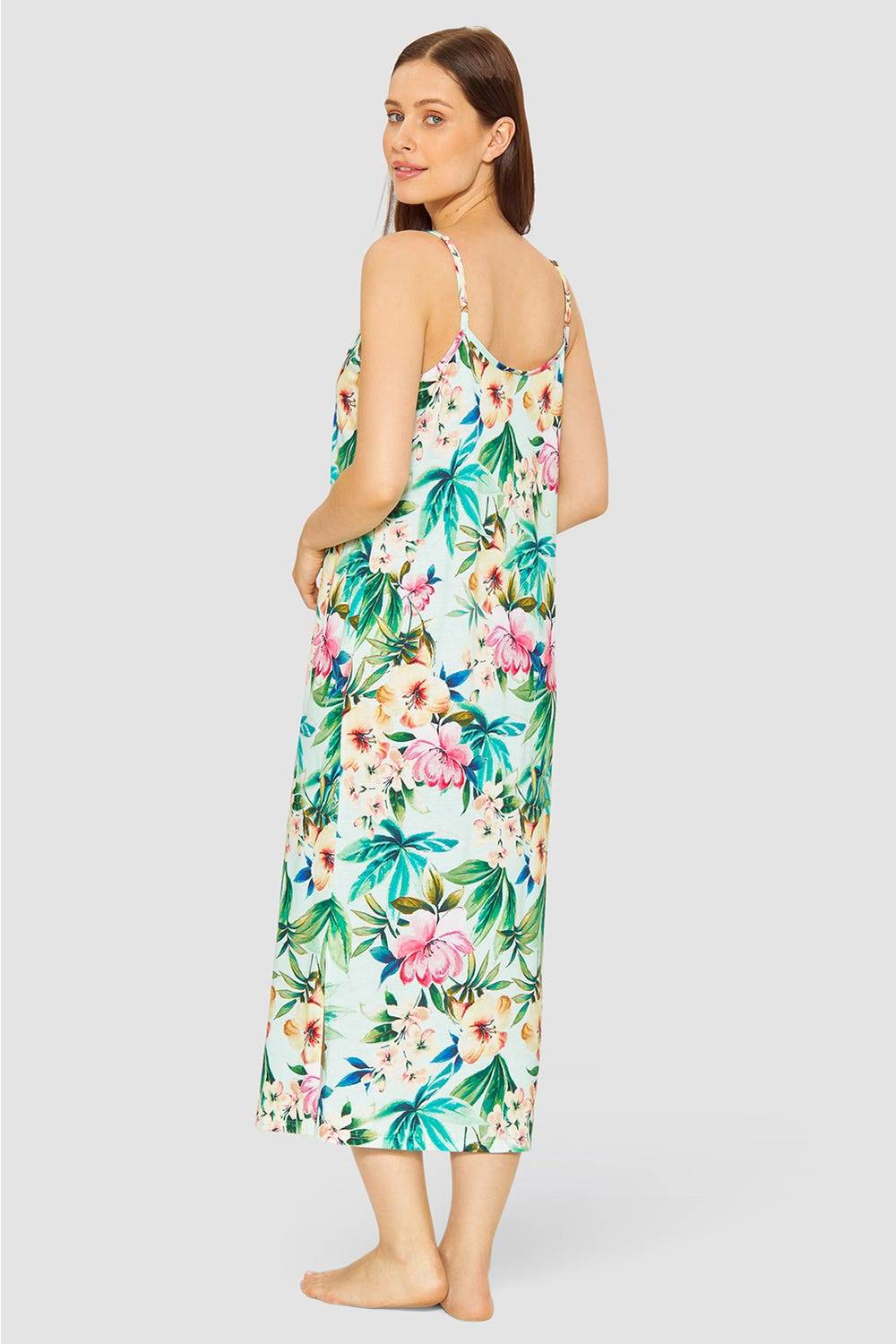 Rösch Nachtkleid Im Exotischen Blumendruck Baumwolle/Modal