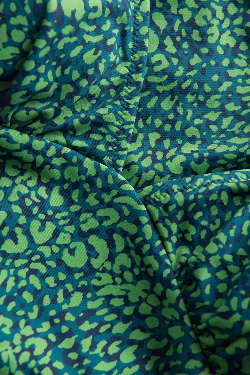 Rösch Neckholder-Badeanzug Im Leo-Druck Rückenausschnitt Recyceltes Polyamid/Elasthan