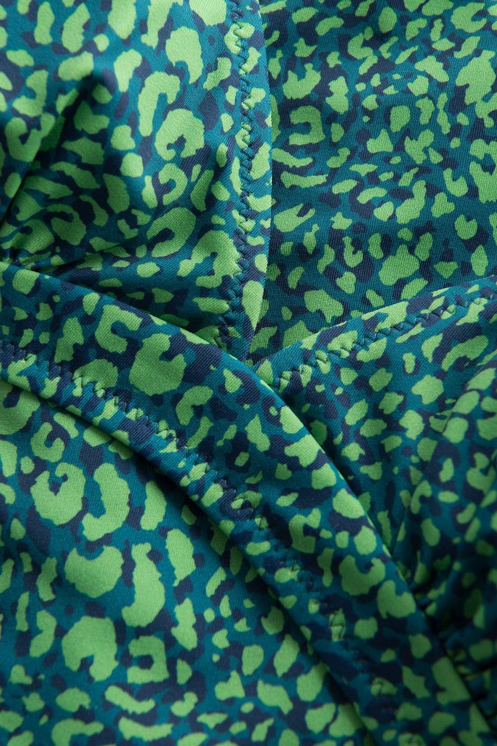 Rösch Neckholder Bikini Oberteil Im Leo-Druck Recyceltes Polyamid/Elasthan