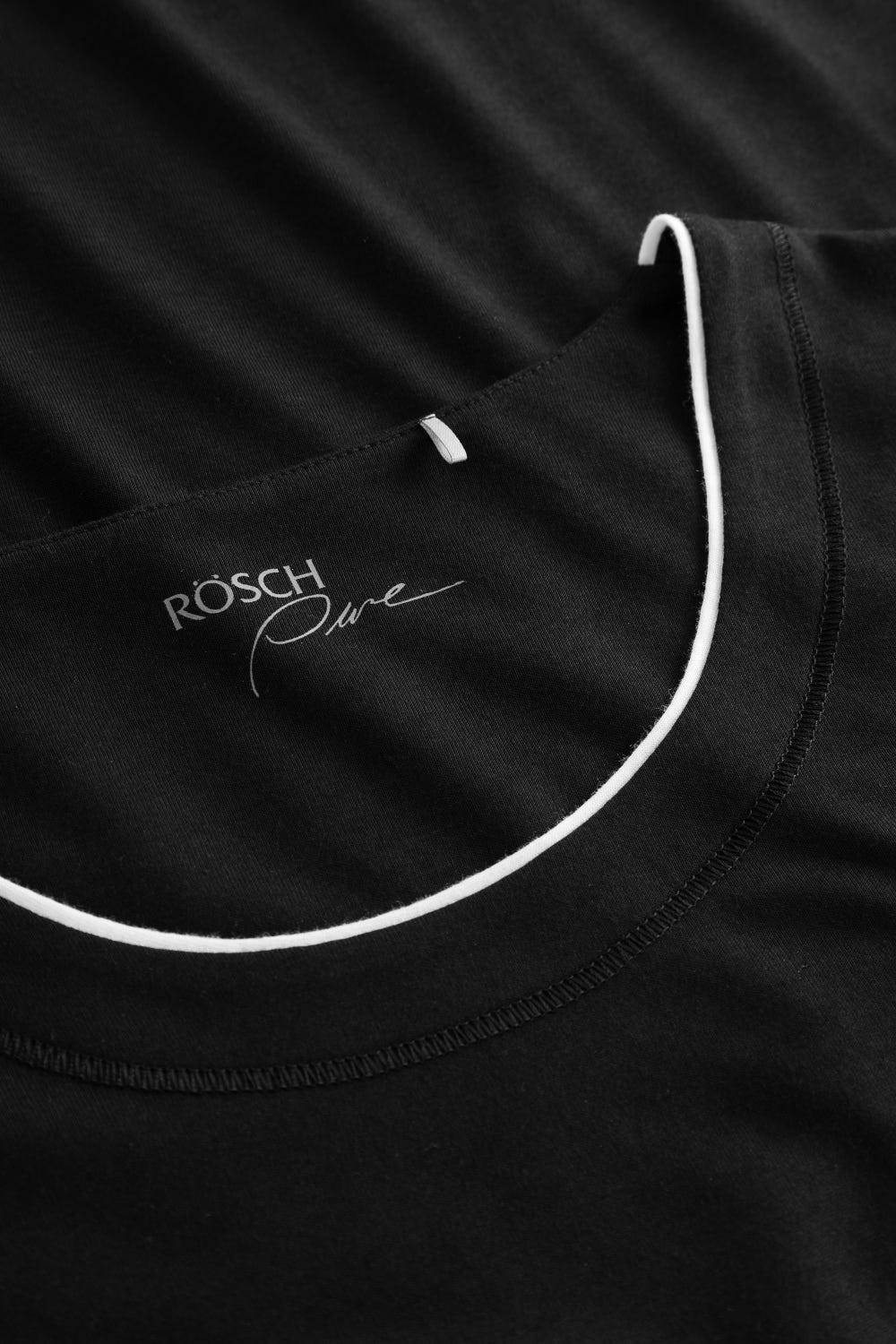 Rösch Oberteil In A-Linie Mit Kontrastpaspel Baumwolle/Modal Große Größen Bis 54