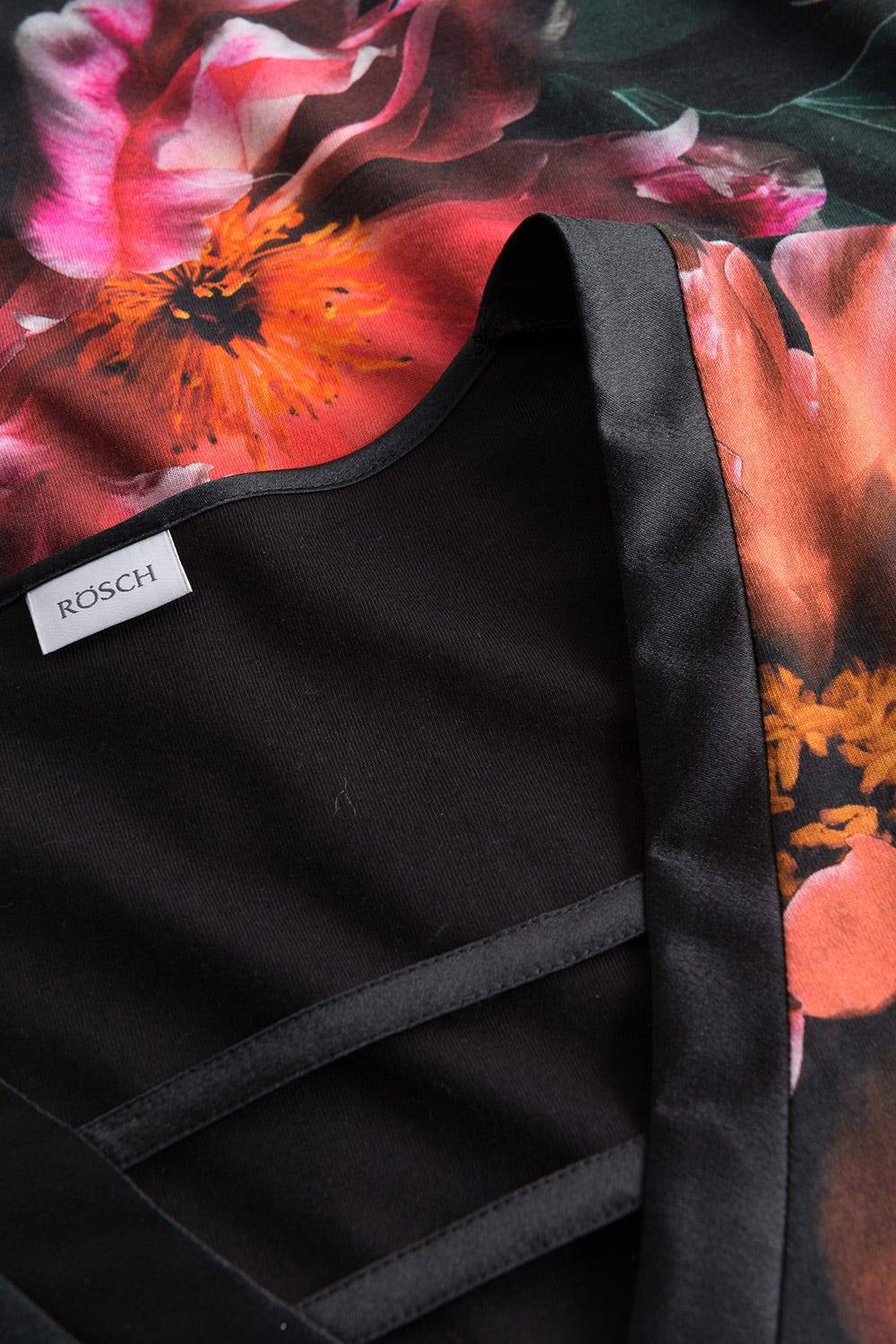 Rösch Pyjama Im Eleganten Blumendruck V-Ausschnitt Baumwolle/Modal