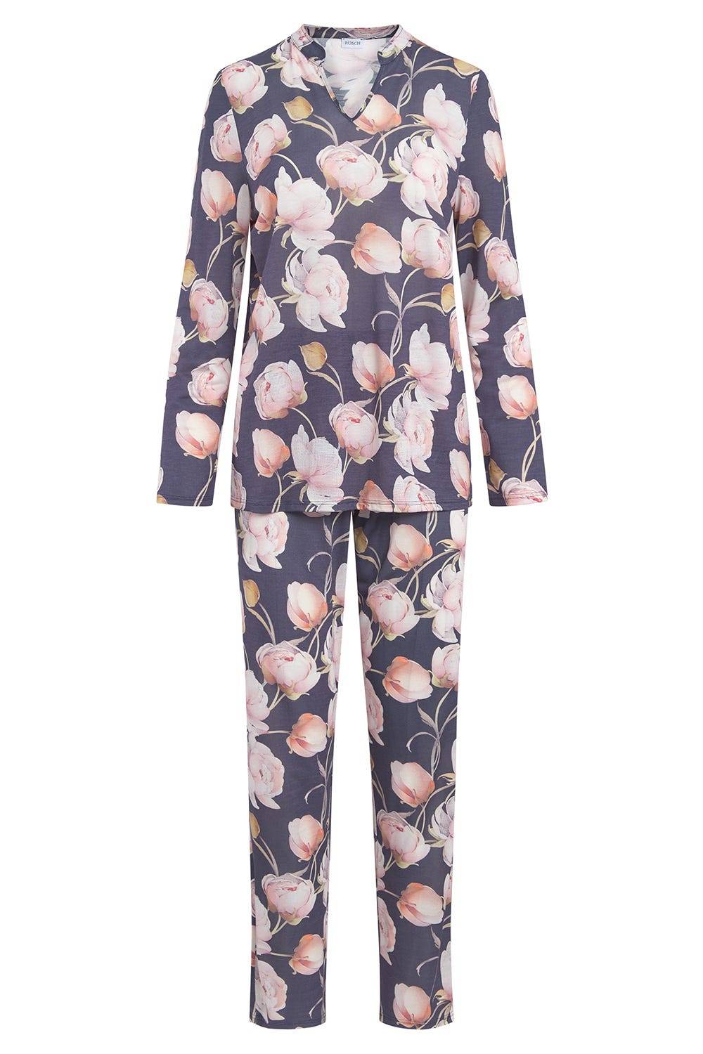 Rösch Pyjama Im Floralen Druck Romantisch 100% Modal