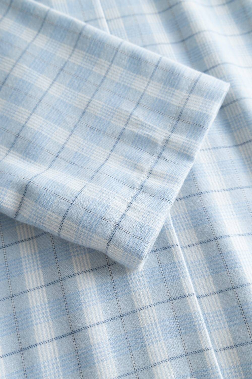 Rösch Pyjama Im Herrenhemdstil Flanell 100% Baumwolle