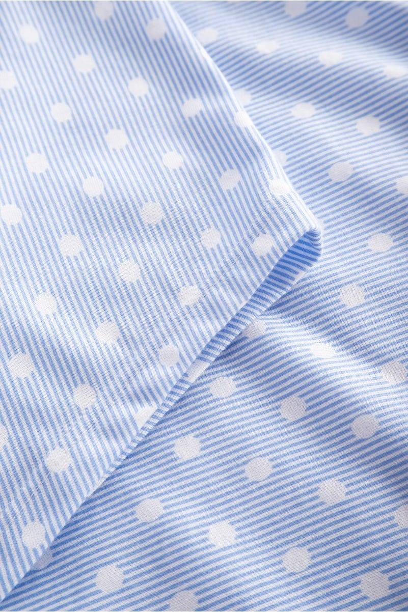 Rösch Pyjama Im Mustermix Punkte Streifen Verspielt 100% Baumwolle 1884144