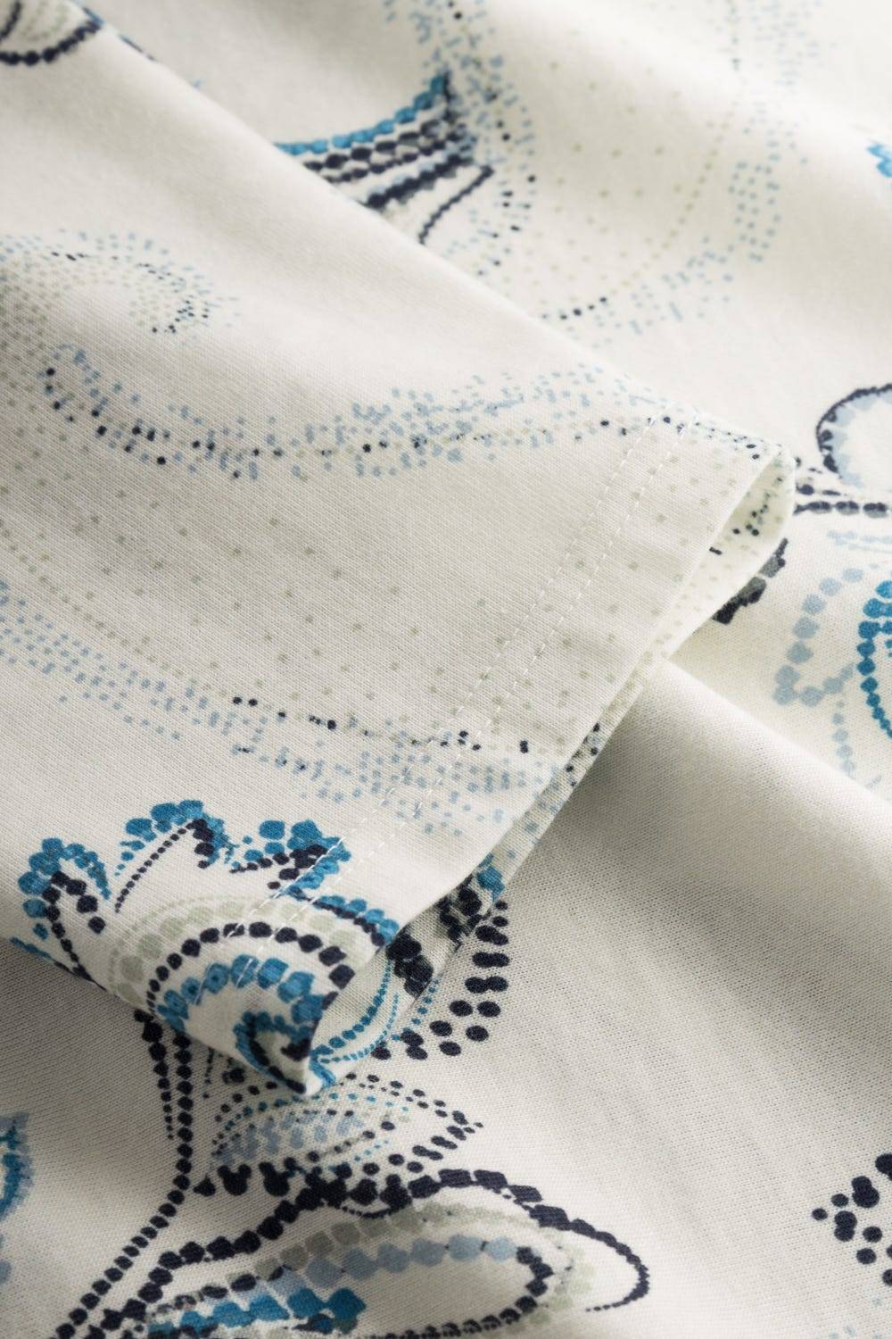 Rösch Pyjama Mit Paisleydruck Hellblau Baumwolle/Modal