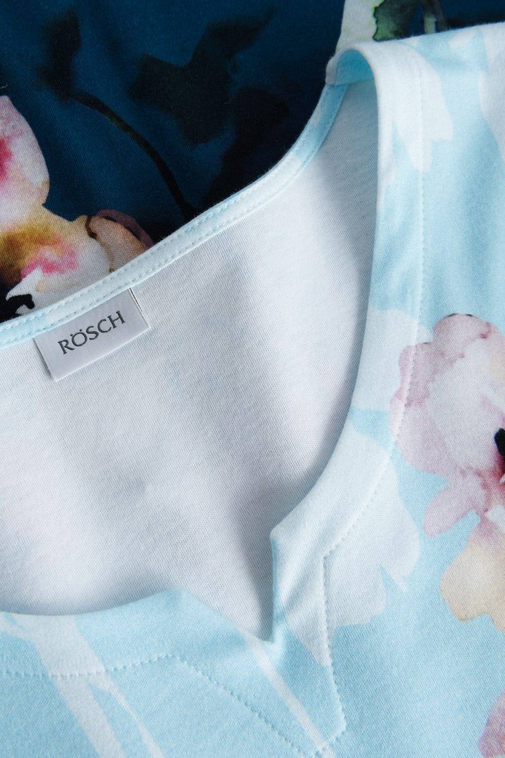 Rösch Pyjama Mit Platziertem Druck 7/8-Hose Kurzarm Baumwolle/Modal