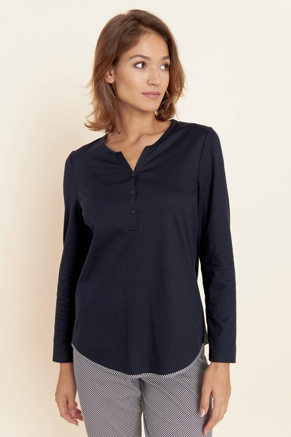 Rösch Pyjama Mit Punktedruck Dezent Pastellfarben 100% Baumwolle