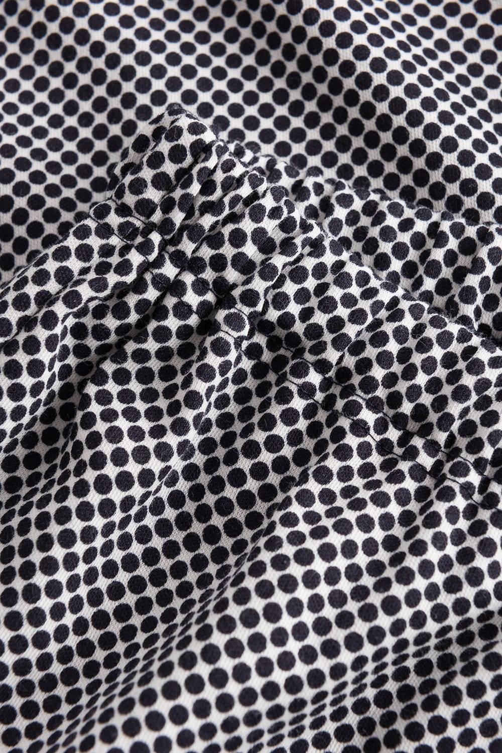 Rösch Pyjama Mit Punktedruck Dezent Pastellfarben 100% Baumwolle