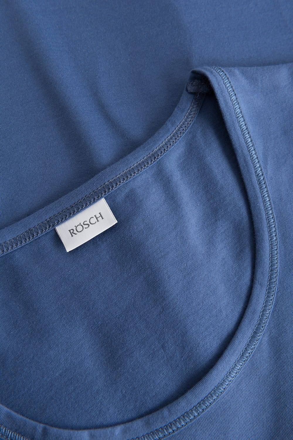 Rösch Pyjama Mit Verspieltem Hunde-Druck 7/8-Hose Blau Ziernähte 100% Baumwolle