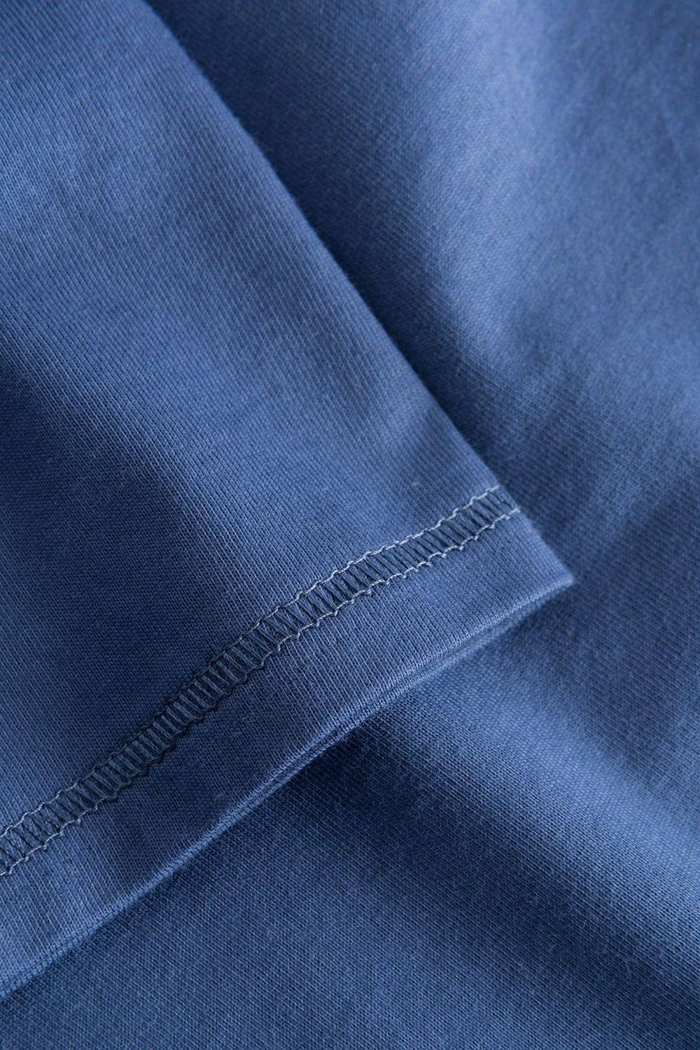 Rösch Pyjama Mit Verspieltem Hunde-Druck 7/8-Hose Blau Ziernähte 100% Baumwolle