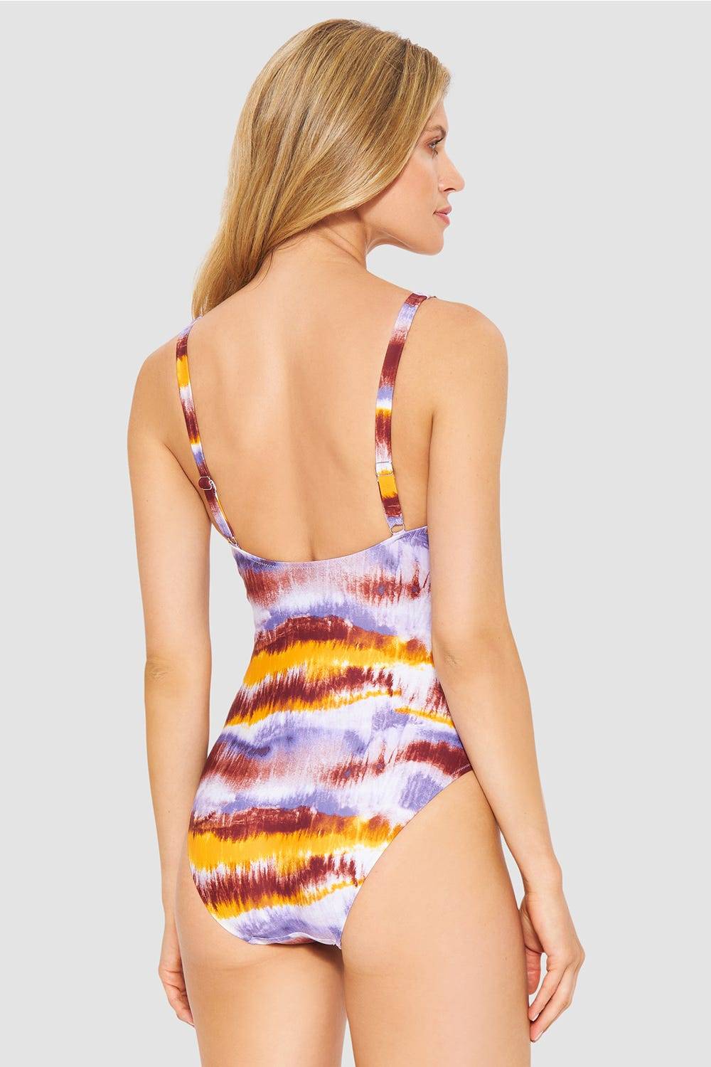 Rösch Badeanzug Im Batikdruck Moderne Streifen