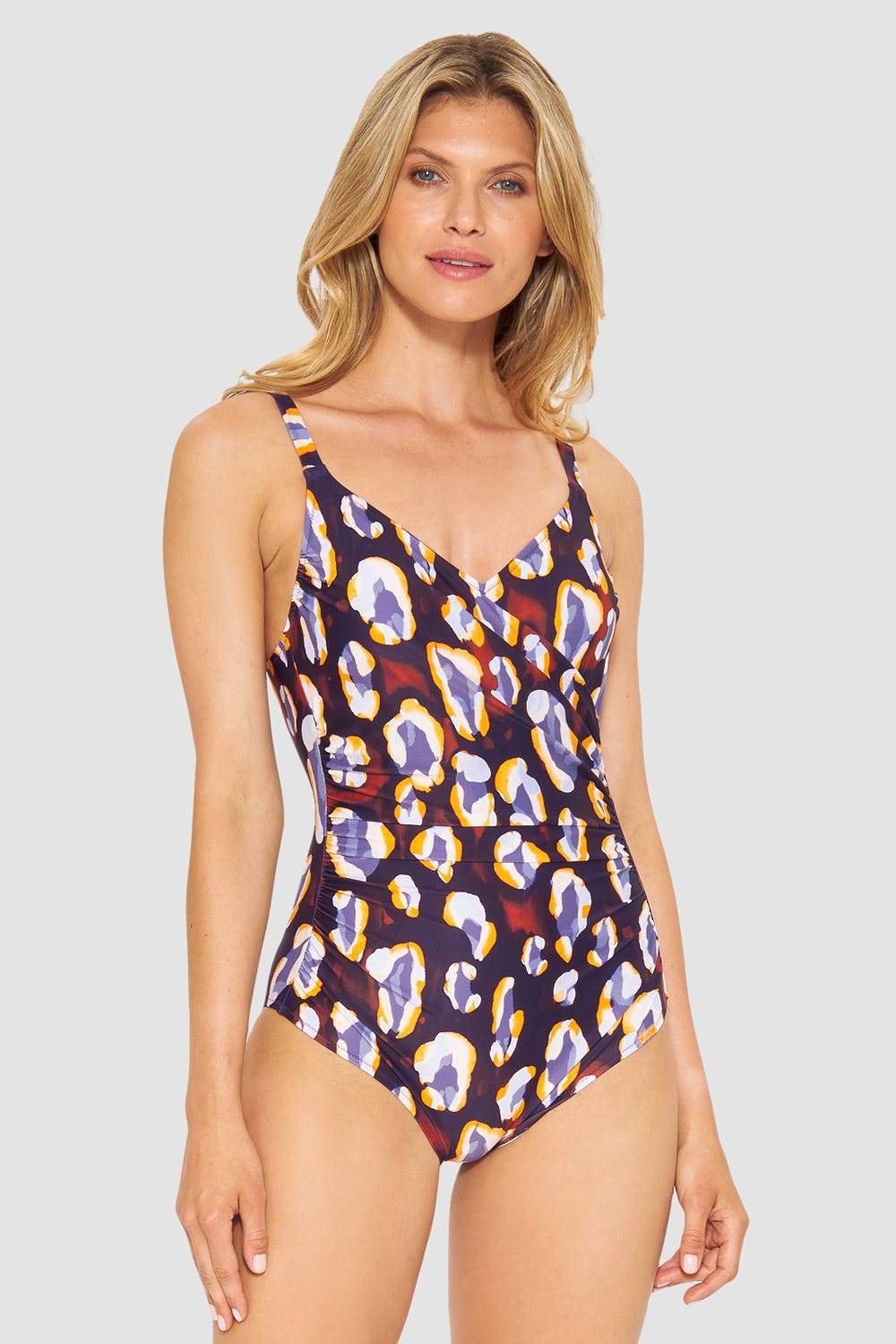 Rösch Badeanzug im Tupfendruck Modern Leo