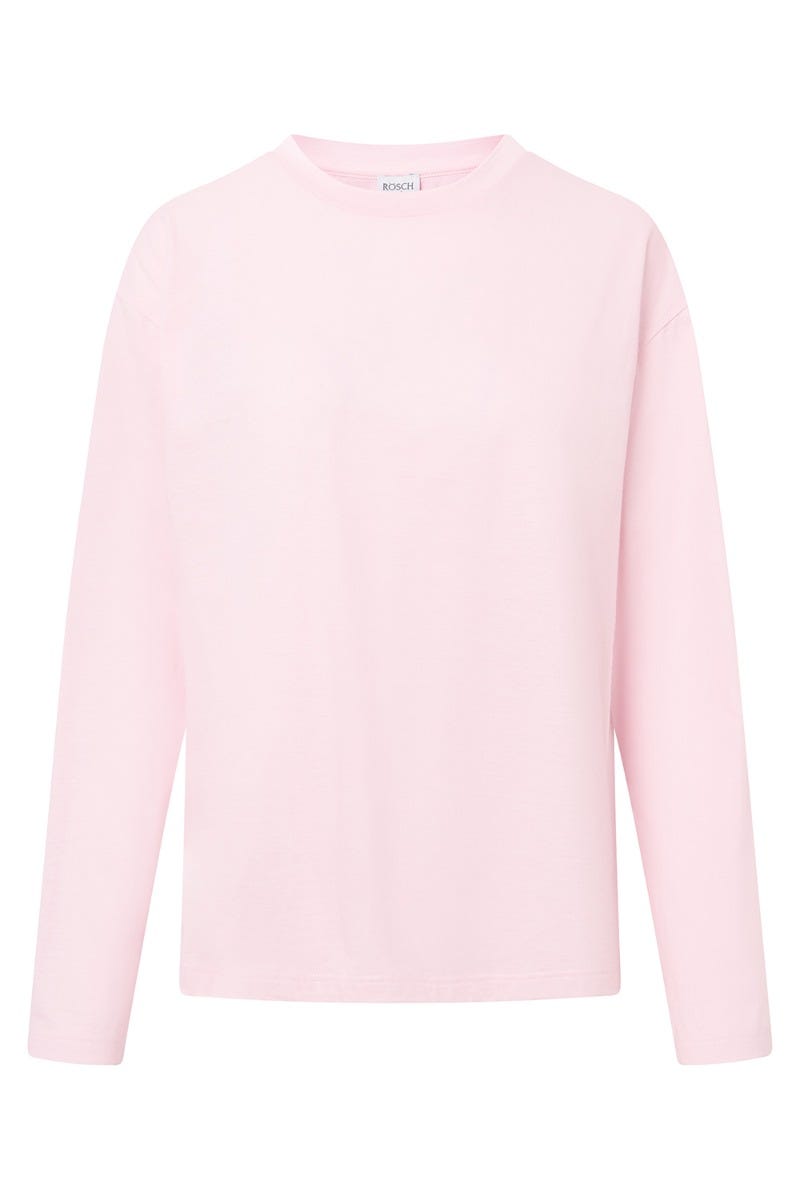 Rösch Basic Pyjamashirt Langarm Im Sportiven Look